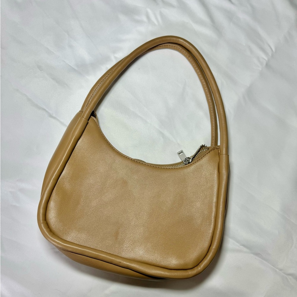 Tan Leather Shoulder Bag